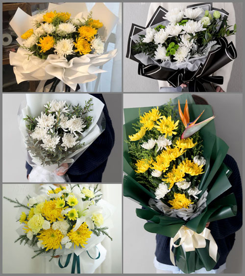 广东梅州市平远县仁居镇畲溪村白事花束代送